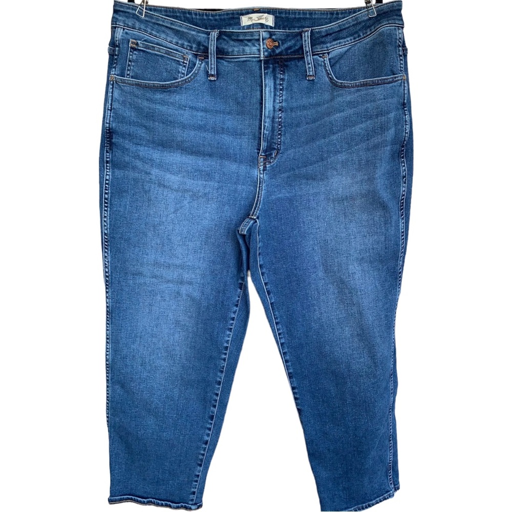 Madewell NWOT Curvy Fit Roadtripper Stovepipe Stretch Denim Jeans. Women's 22W